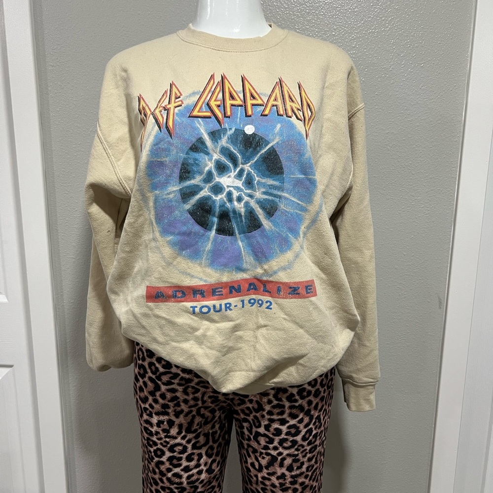 Def Leppard Adrenalize Tour 1992 Sweatshirt